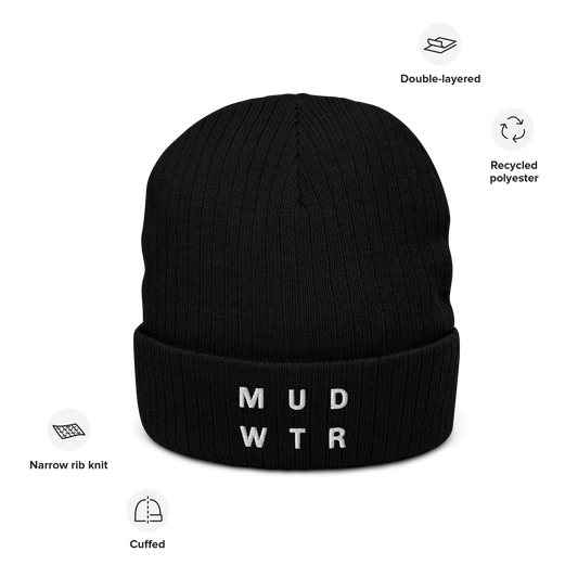 mud-wtr-beanie-s8 ribbed-knit-beanie-black-front-6478f6ebb8db4.png
